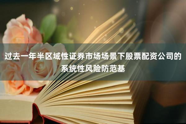 过去一年半区域性证券市场场景下股票配资公司的系统性风险防范基